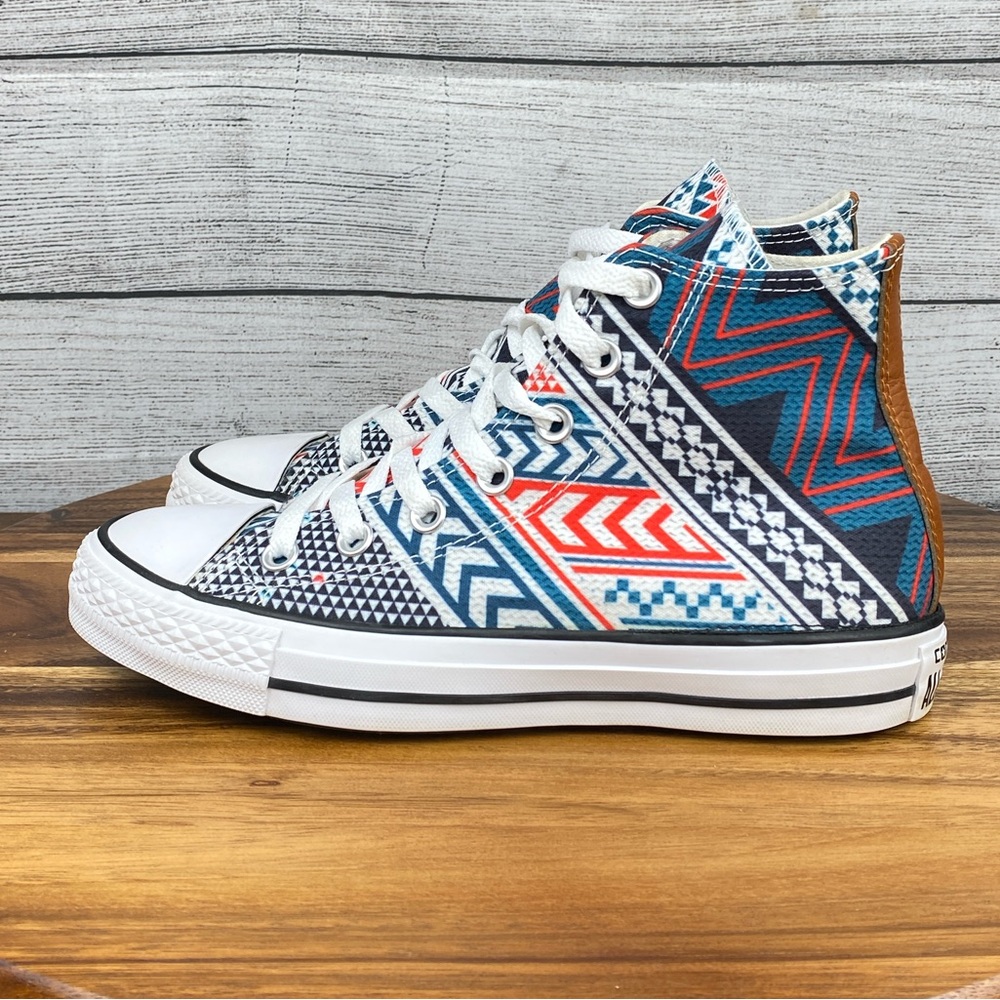 Converse Chuck Taylor All Star High Festival Aztec Print Shoe Women’s Size 7